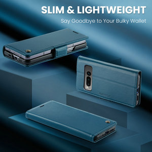 Funda CaseMe para Google Pixel 7A 8 8 Pro, funda con soporte, cartera hecha a mano, funda para tarjetas para Google Pixel 7A 8 8 Pro, teléfono móvil - Product Image 3