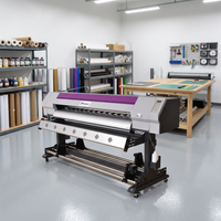 Printer UV Ink Digital Otomatis High Top 3200MM Dua Kepala untuk Bahan Roll