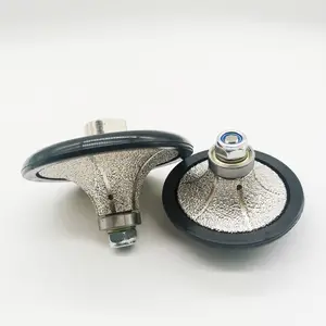 Diamond Edge Gerinda Hidung Penuh Roda Granit Router Profil Tangan Roda Alat Gerinda Batu Pemotong Keramik Marmer Berlian