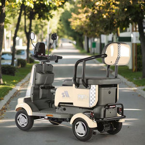 Elektrisch voertuig met vier wielen, 650 W elektrische fiets, e-bike-mobiliteit voor ouderen, kinderen, volwassenen, handig voor sightseeing - Product Image 4