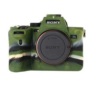 De goma de silicona Cámara corporal protectora de la piel de la Caja bolsa de la Cámara Protector de cubierta para A7S3 <span class=keywords><strong>A7SIII</strong></span> - Product Image 1