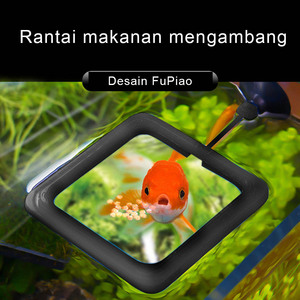 Anneau d'alimentation pour poissons, accessoire d'aquarium, mangeoire carrée ou ronde avec ventouse, pour aliments et accessoires - Product Image 4