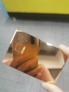Kartu Kunci Hotel RFID/NFC Logam dengan Desain Terukir Laser Dentity/Kartu Kredit Logam - Product Image 3