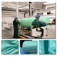 Proyons Rouleau de Tissu Végétal en Cellulose Personnalisable pour Masque Facial Dendrobium Vert, Matériau de Haute Qualité pour Masque Facial Contrôle du Sébum, Pour Tous