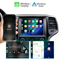 Radio para Auto Android de 8.4 Pulgadas para Jeep, Soporte Universal para Tablero, Reproductor Multimedia para Auto, CarPlay Inalámbrico, Pantalla Táctil Capacitiva IPS, FM