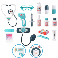 Trousse de Docteur pour Enfants EPT – Ensemble Médical de Jeu d'Imitation avec Stéthoscope Lumineux et Sonore, Thermomètre et Mallette de Transport