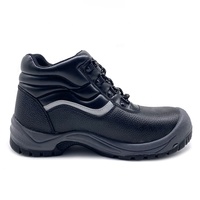 Chaussures de sécurité de marque en cuir véritable Bottes de sécurité pour le travail industriel anti-chocs S3 Chaussures de sécurité avec embout en acier pour hommes