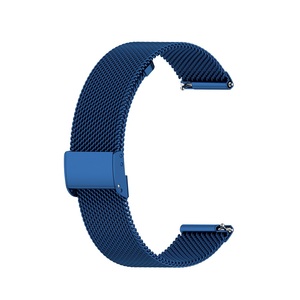 Pour <span class=keywords><strong>Garmin</strong></span> <span class=keywords><strong>Vivoactive</strong></span> 4 4S Smart Watch Bracelet Bracelet Remplacement 18mm 22mm Bracelet de montre en maille d'acier inoxydable - Product Image 4