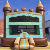Château gonflable en PVC de 13 pieds avec module marbre, certifié CE, pour équipement de jeux souples commerciaux et fêtes