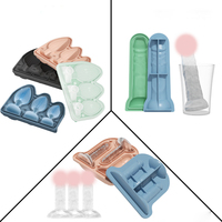 Moule en Silicone 3D Pénis pour Homme Adulte, Sexy, pour Savon, Chocolat, Bougie, Pâte Polymère, Outil de Décoration de Gâteau