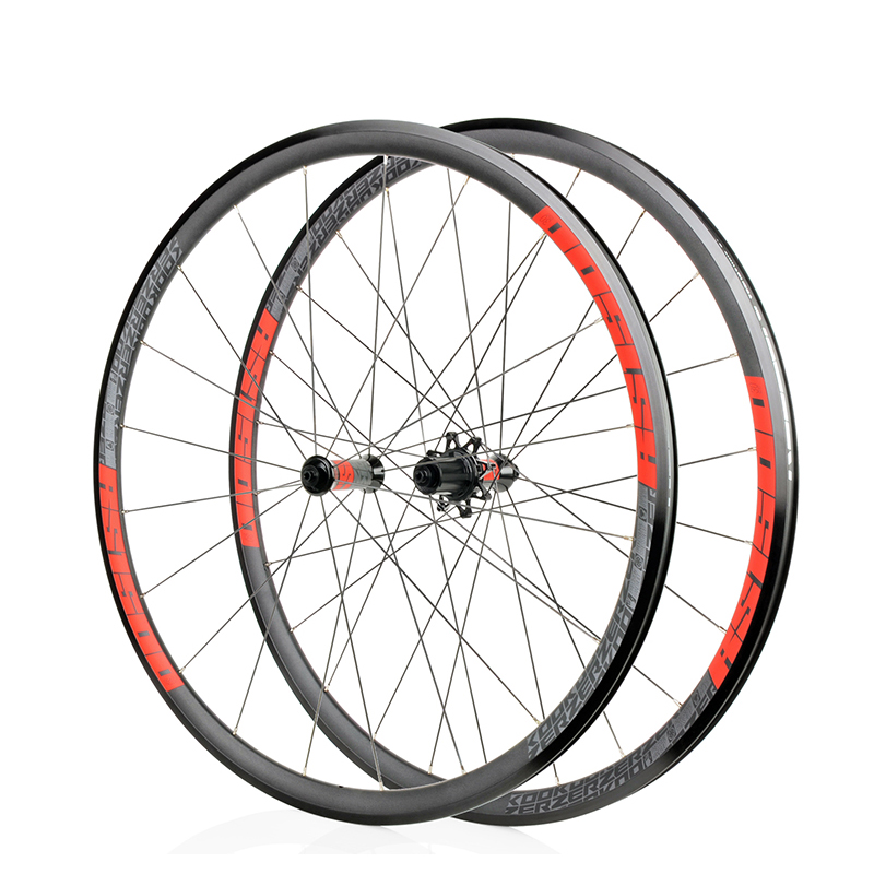 Высококачественная алюминиевая колесная пара Koozer RS1500 700X19-32C, колесная пара для дорожного велосипеда, легкая колесная пара