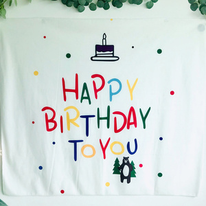 Tapiz <span class=keywords><strong>de</strong></span> Pared con Diseño <span class=keywords><strong>de</strong></span> <span class=keywords><strong>Feliz</strong></span> <span class=keywords><strong>Cumpleaños</strong></span>, Tapiz Decorativo <span class=keywords><strong>para</strong></span> Habitación, Decoración Kawaii <span class=keywords><strong>para</strong></span> el Hogar, Decoración <span class=keywords><strong>de</strong></span> Pared <span class=keywords><strong>para</strong></span> Sala <span class=keywords><strong>de</strong></span> Estar - Product Image 5