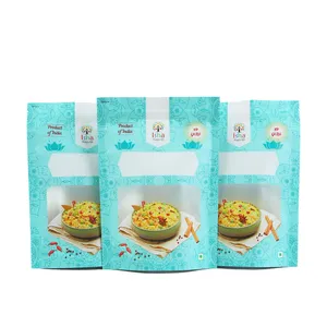 식품 학년 맞춤형 로고 스탠드 업 파우치 지퍼 플라스틱 포장 유기농 향신료 조미료 가방