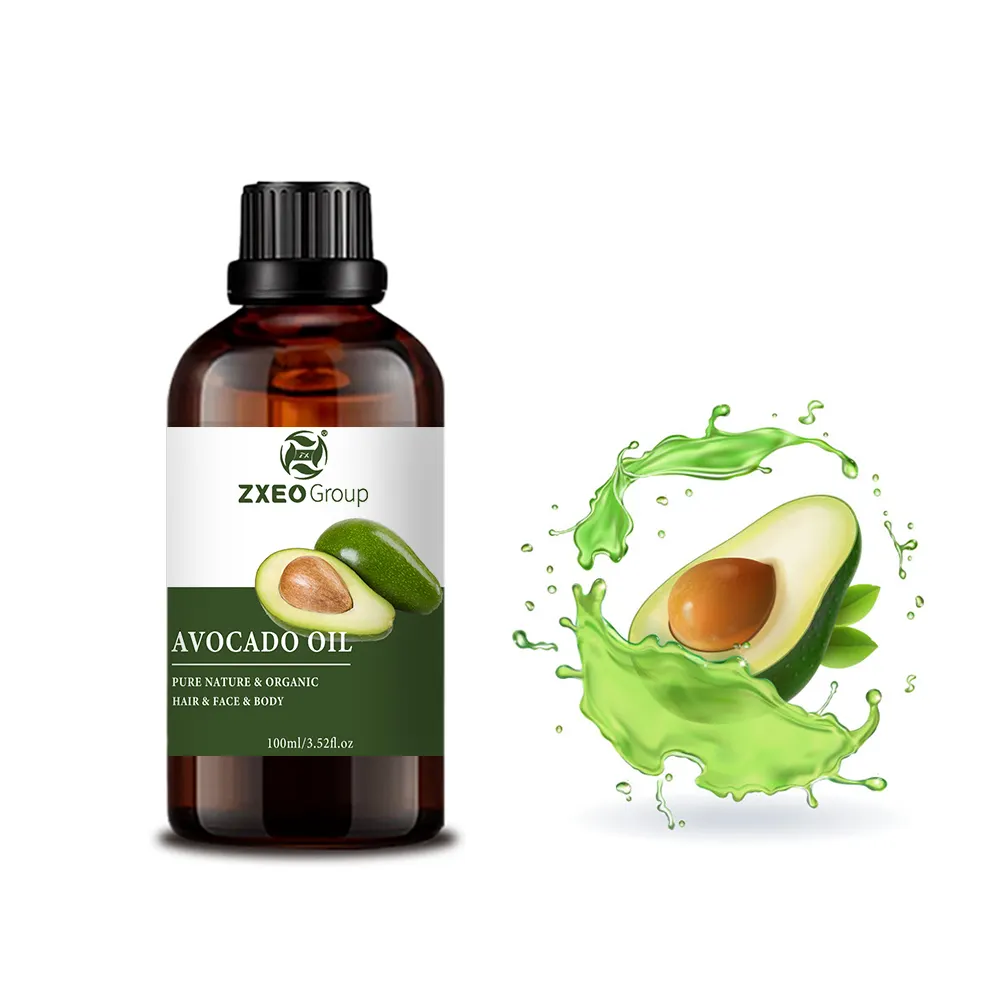 Eigenmarke 100 % reines natürliches kaltgepresstes Avocadoöl für Gesicht Haut Haarsorge organisches Trägeröl Mandeljojoba Arganöl