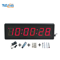 Jam Dinding Digital Mini 1,5 Inci dengan Layar Elektrik, Desain Kontemporer Motif Still Life Bergaya Antik, Berbahan Logam Persegi, Bertenaga Listrik
