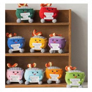 Juguetes de dinosaurio de ganchillo Toysrunner de fábrica, lindos juguetes de animales rosas hechos a mano para niños, con ojos de seguridad certificados - Product Image 6