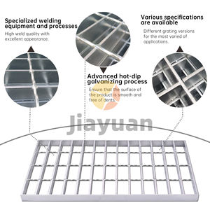 Le caillebotis de sol industriel extérieur en acier inoxydable galvanisé dentelé antidérapant couvre le <span class=keywords><strong>drain</strong></span> de route grilles routières - Product Image 5