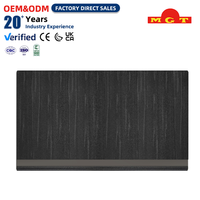 Plaque de couverture vierge personnalisable en usine OEM, noire brossée, pour interrupteur mural, plaque de finition vide pour interrupteur