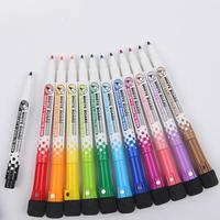 Lot de marqueurs effaçables à sec aux couleurs vives pour tableau blanc magnétique, fournitures scolaires et de bureau en gros