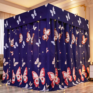 Mosquitero de Lujo Romántico para Cama <span class=keywords><strong>Doble</strong></span>, con Malla, Bordado, Encaje y Pliegues - Product Image 2