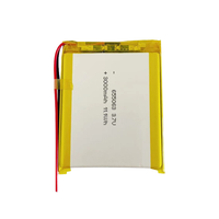 Batterie lithium-ion LiCoO2 2500 mAh, format pochette, haute capacité, 500 cycles, rechargeable, pour l'alimentation énergétique