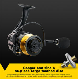 RUNTOO – <span class=keywords><strong>moulinet</strong></span> de pêche Spinning Low quantité minimale de commande Pesca 13KG, Force de frein, poignée en alliage d'aluminium, bobine, <span class=keywords><strong>moulinet</strong></span> <span class=keywords><strong>Stradic</strong></span> en eau salée - Product Image 4