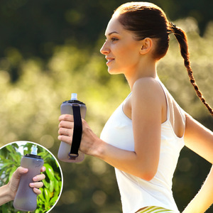 Bouteille d'eau de sport en silicone 200 ml, légère, portable, pour le cyclisme, la course à pied, la montagne - Product Image 2