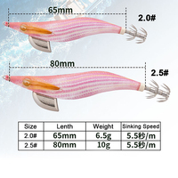 100% Original YAMASHIT EGI-OH F Squid Jig EGI 3.0 #   3.5 #   Umpan Pancing Cumi-cumi Grosir