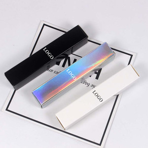 Custom Logo Recycle Luxury Makeup Package Folder Boxes Cosmetic Lipstick Lip Gloss Tube Packaging Paper Box