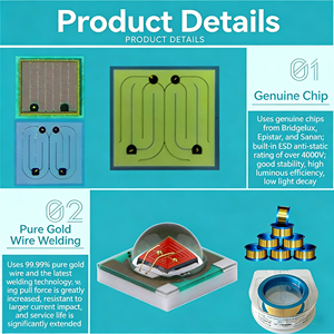 <span class=keywords><strong>LED</strong></span> RGB ad Alta Potenza 1W 3W 5W 6Pin con Ingresso 3V Certificato ROHS per Emissione Rosso Blu Bianco Verde Bianco Freddo - Product Image 5