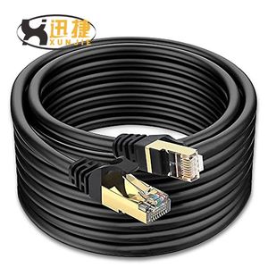 Câble de raccordement d'usine <span class=keywords><strong>30</strong></span> <span class=keywords><strong>cm</strong></span> RJ45, câble réseau Cat6a Cat7 SFTP, cordon de brassage 2m Cat8, câbles de communication <span class=keywords><strong>Ethernet</strong></span> - Product Image 4