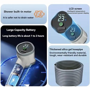 Portable Camping <strong>Shower</strong> <strong>Outdoor</strong> Type-C USB Rechargeable Electric <strong>Shower</strong> <strong>for</strong> Hiking Travel Car Washing Home Children Dog Bathing - Product Image 5