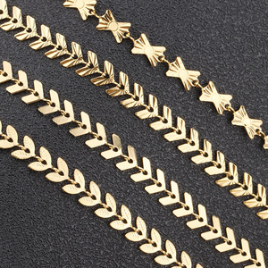 Embossed Arrow Airplane Butterfly <b>Necklace</b> <b>Chain</b> | 18K PVD Gold Stainless Steel Clavicle <b>Chain</b> Jewelry Accessory - Product Image 3
