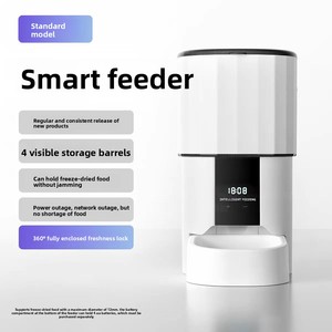 Distributeur automatique intelligent de nourriture pour animaux de compagnie avec minuterie, contrôle des portions, distribution à distance des friandises, bol en acier inoxydable 304 pour chats et chiens - Product Image 4
