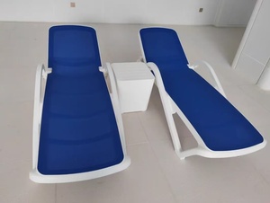 Chaise longue de piscine réglable pour usage commercial, chaise longue de piscine extérieure, chaise longue de piscine pour hôtel, resort, imperméable - Product Image 5
