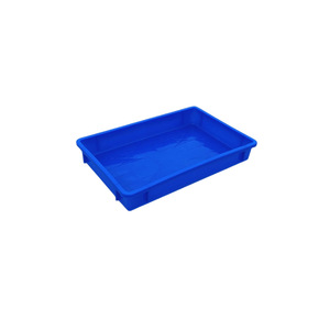 Bac de rangement rectangulaire en plastique, 75 mm de hauteur, empilable, sans couvercle, pour l'organisation de la maison BT-020 - Product Image 1