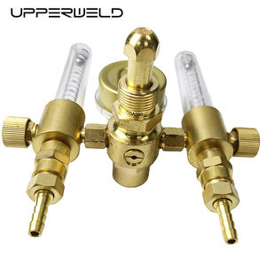 TIG MIG kaynakçı gaz ve Backpurge için Argon regülatörü çift çıkış <span class=keywords><strong>CO2</strong></span> debimetre 60 SFCH - CGA 580 giriş bağlantısı - Product Image 4