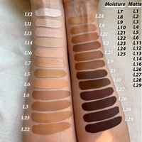 Échantillon Gratuit Fond de Teint Vegan Couvrance Totale Maquillage Marque Privée Fond de Teint Mat pour Maquillage