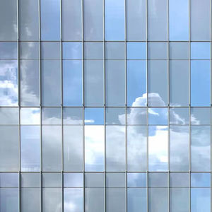 Plaquette de parement décorative en aluminium perforée pour murs rideaux extérieurs perforés façade métallique solide - Product Image 1