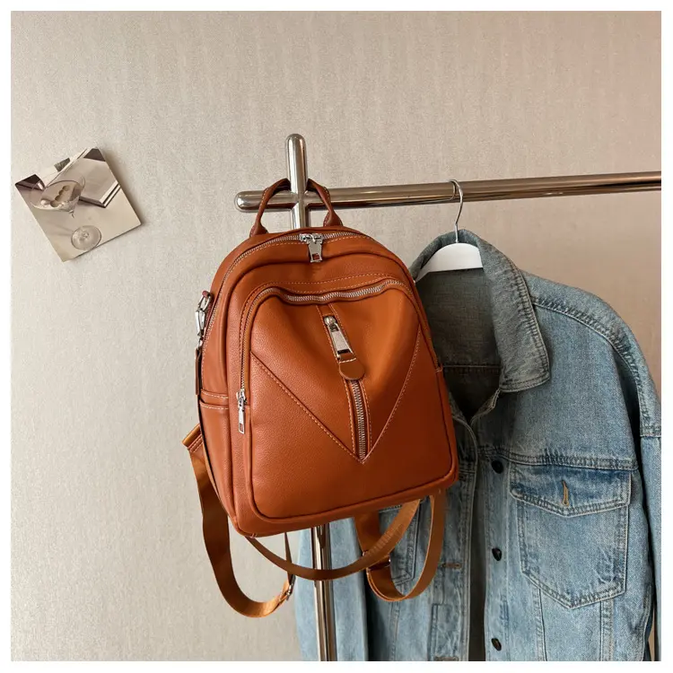 leather shoulder bag for school