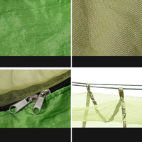 Hamac suspendu parachute portable, tente d'été monocouche, moustiquaire de camping extérieur, polyester écologique imperméable