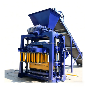 Máquina Manual para Fabricar Bloques de Pavimento Huecos de Cemento QT4-35, Molde de Cemento Vibratorio para Cenizas Volantes y Hormigón para Industrias de la Construcción - Product Image 4