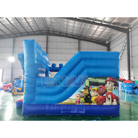 Château gonflable personnalisé Pat'Patrouille, château gonflable Pat'Patrouille pour chien, château gonflable Pat'Patrouille avec toboggan pour location