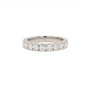 Lurba Jewels 925 Sterling <b>Silver</b> Luxury Moissanite <b>Eternity</b> Band Wedding <b>Ring</b> for Women Fashion Minimalist Fine Jewelry - Product Image 2