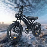 Bicicleta Eléctrica Híbrida de Fábrica OEM, Bicicleta Eléctrica Económica de 1500w 8000W, Bicicleta de Montaña con Llantas Gruesas, Importada de China, 48V V20 15 Ah
