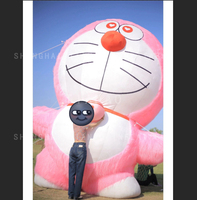Peluche gonflable Chat/Garfield Peluche gonflable Robot Chat Géant Gonflable Peluche Dormant Ours Fraise Pour Décoration