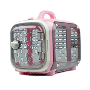 calidad de la aviación portátil de plástico gato <span class=keywords><strong>perro</strong></span> de lujo <span class=keywords><strong>para</strong></span> mascotas <span class=keywords><strong>caja</strong></span> aérea aprobado de jaulas de transporte - Product Image 4