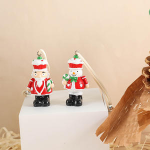 LINDA New Christmas Resin Ornaments Santa Claus Snowman <span class=keywords><strong>Micro</strong></span> Landscape Accessories Pendant - Product Image 6