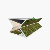 Maisons préfabriquées résistantes aux tremblements de terre, étanches, design moderne, maisons miniatures de luxe, modulaires, pliables, en conteneurs