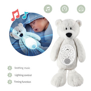 Veilleuse musicale en forme d'éléphant, peluche, projecteur d'étoiles, machine à berceuses, jouet apaisant <span class=keywords><strong>pour</strong></span> bébé, couverture douce <span class=keywords><strong>pour</strong></span> le sommeil - Product Image 3
